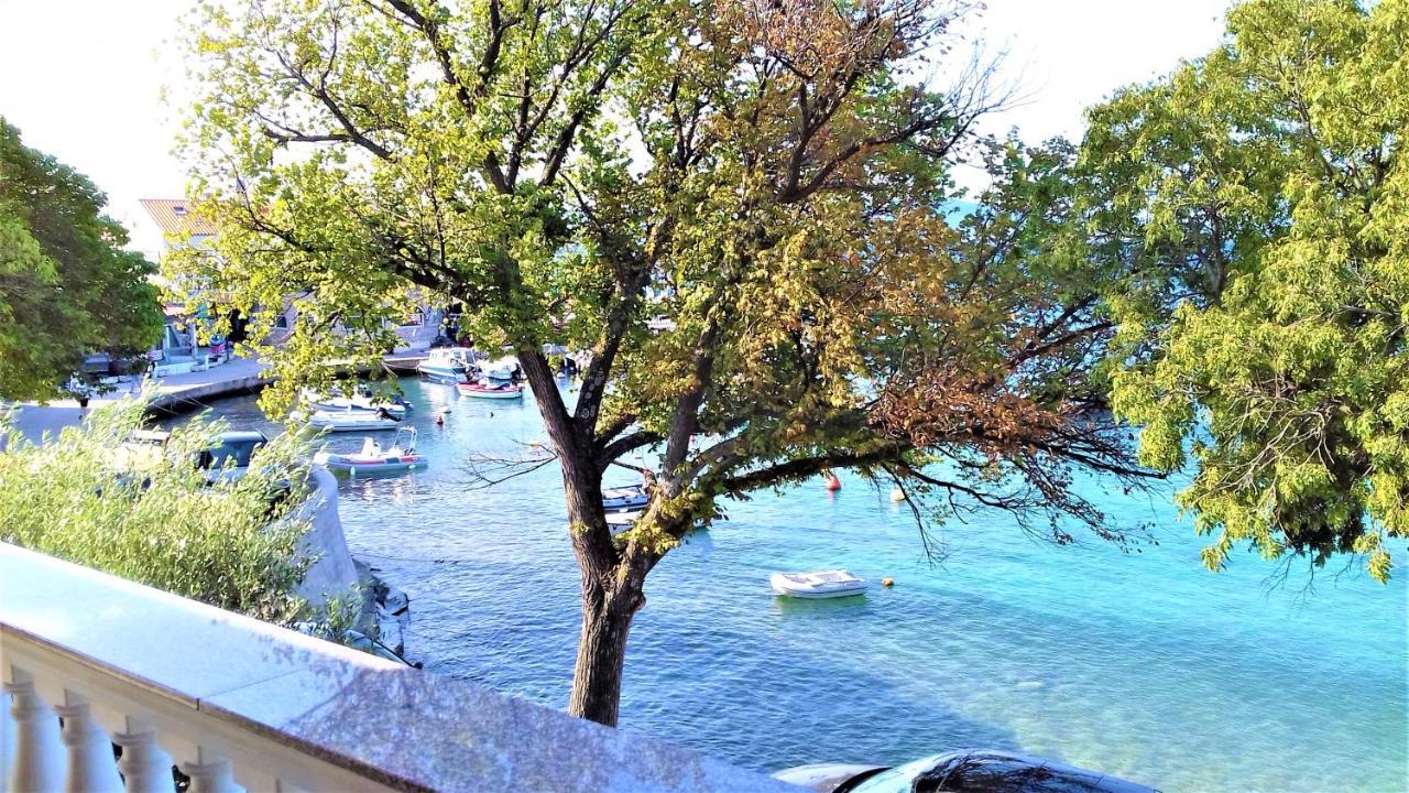 Ferienwohnung Branko Fabijanic Front Row By The Sea Selce Exterior foto